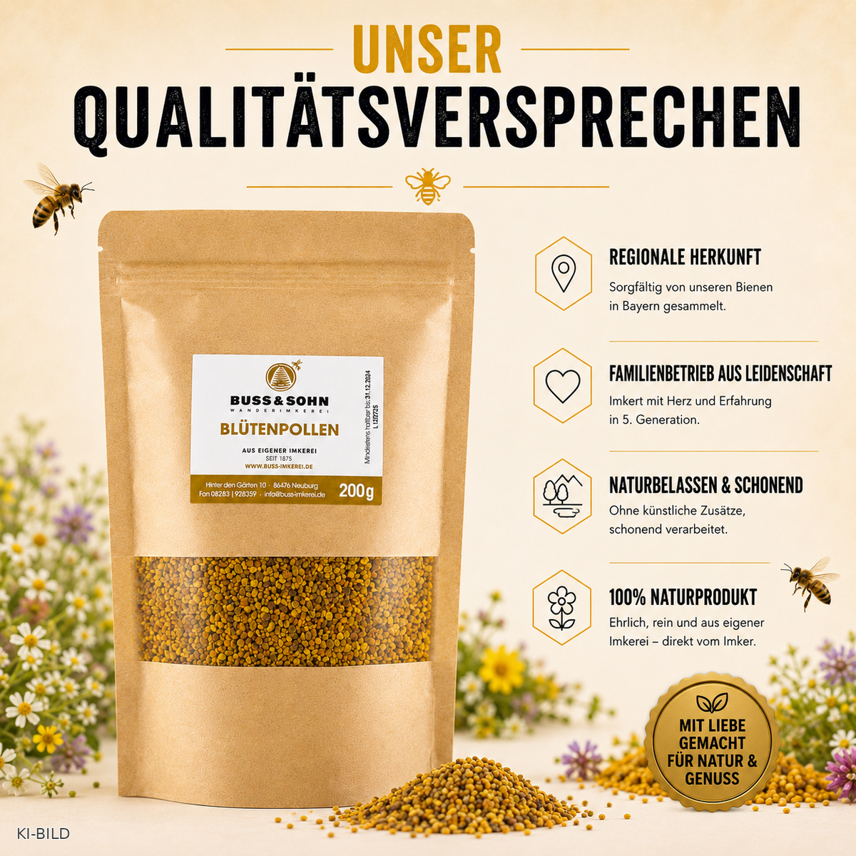 Blütenpollen