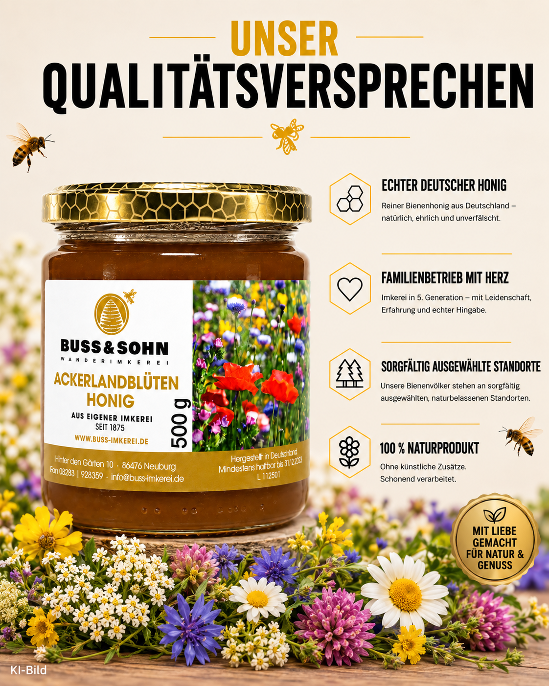 Ackerlandhonig 500g