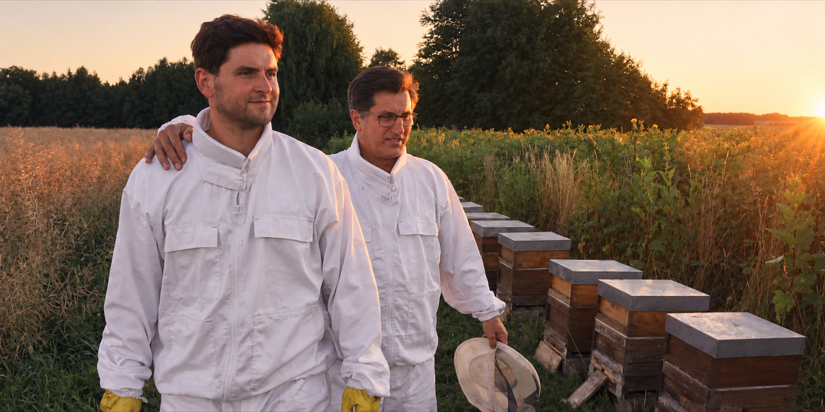 Imkerei Buss & Sohn – zwei Generationen am Bienenstand