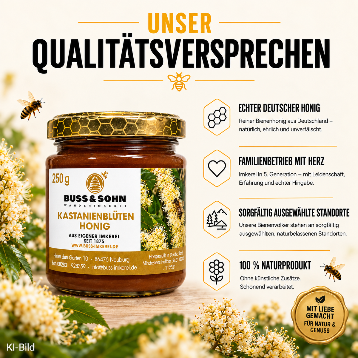 Edelkastanienhonig 500g
