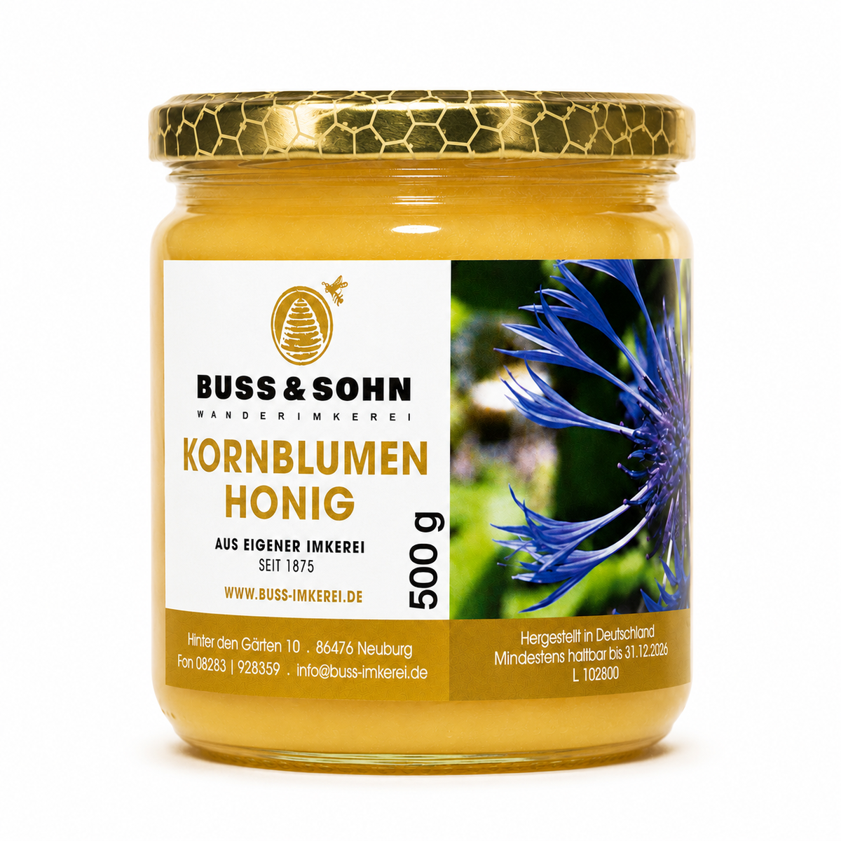 Kornblumenhonig_Honig kaufen_Rohhonig