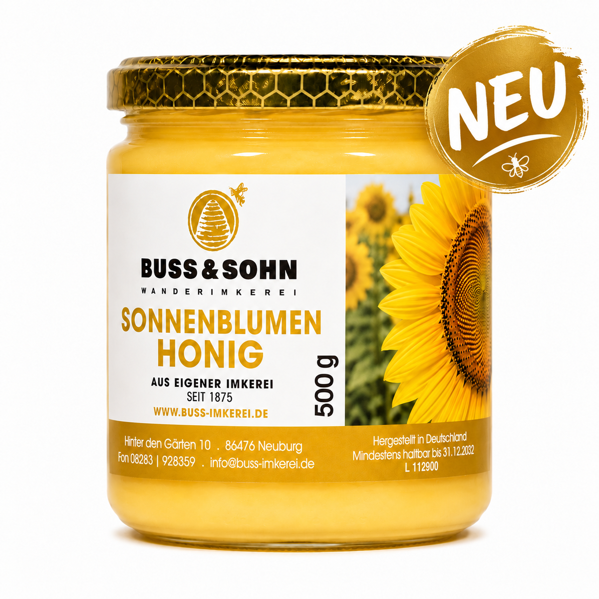 Sonnenblumenhonig kaufen_Honig kaufen vom Imker