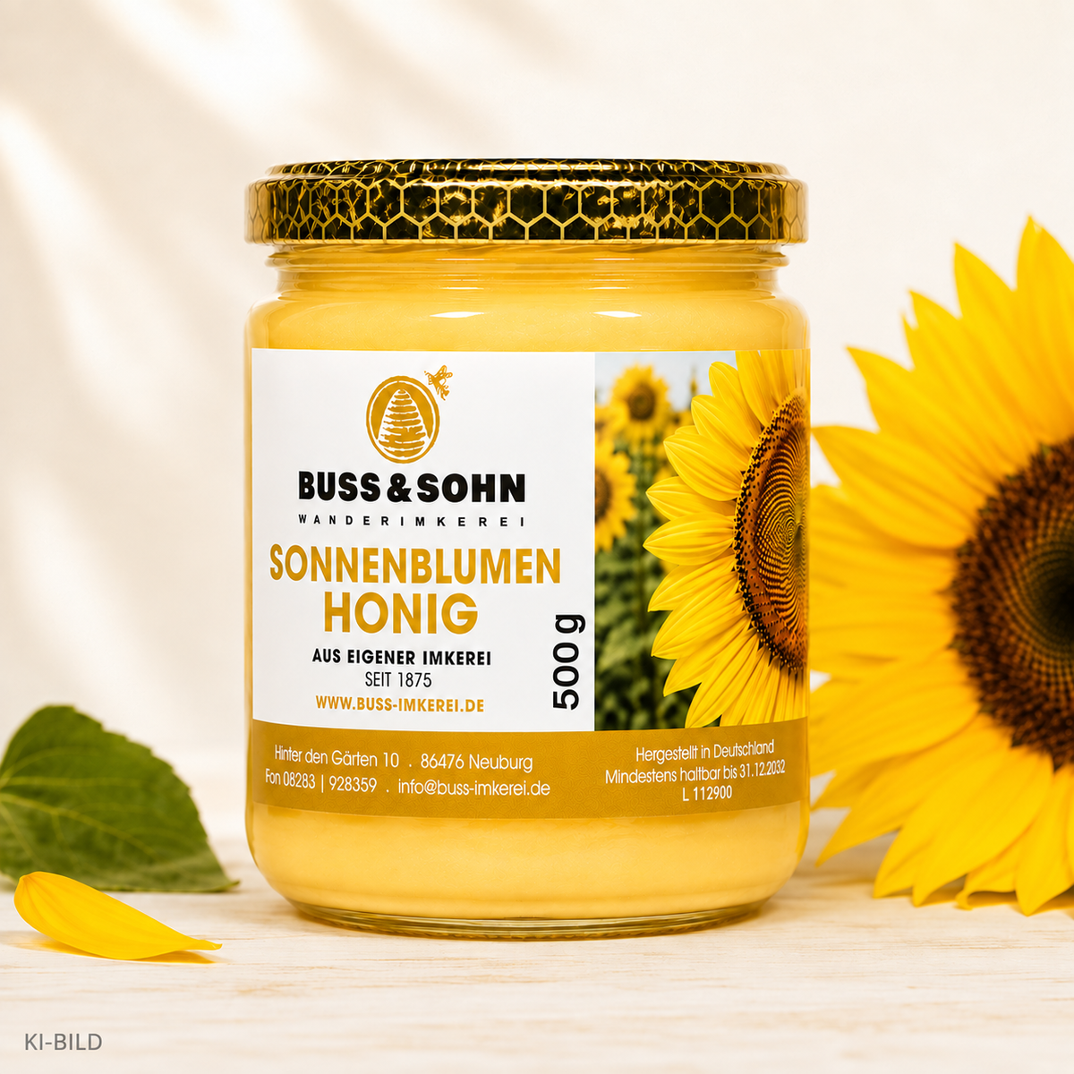 Sonnenblumenhonig kaufen_Honig kaufen vom Imker